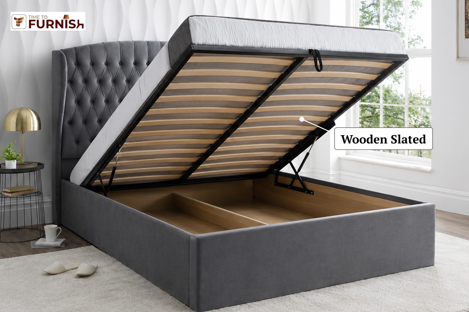 Niagara Bed with Optional Ottoman Storage  TTF282