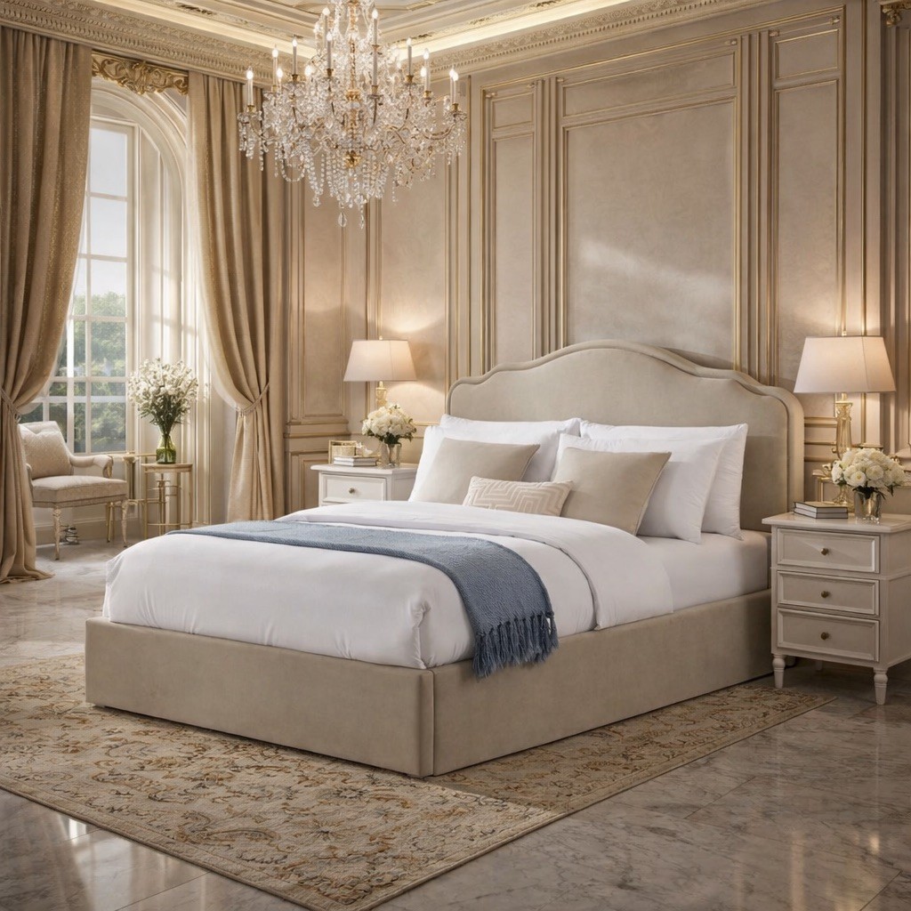 Opal Night Bed with Optional Ottoman Storage