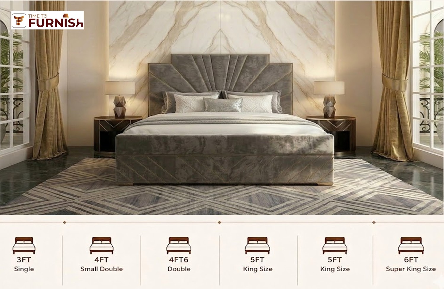 Banff Bed with Optional Ottoman Storage