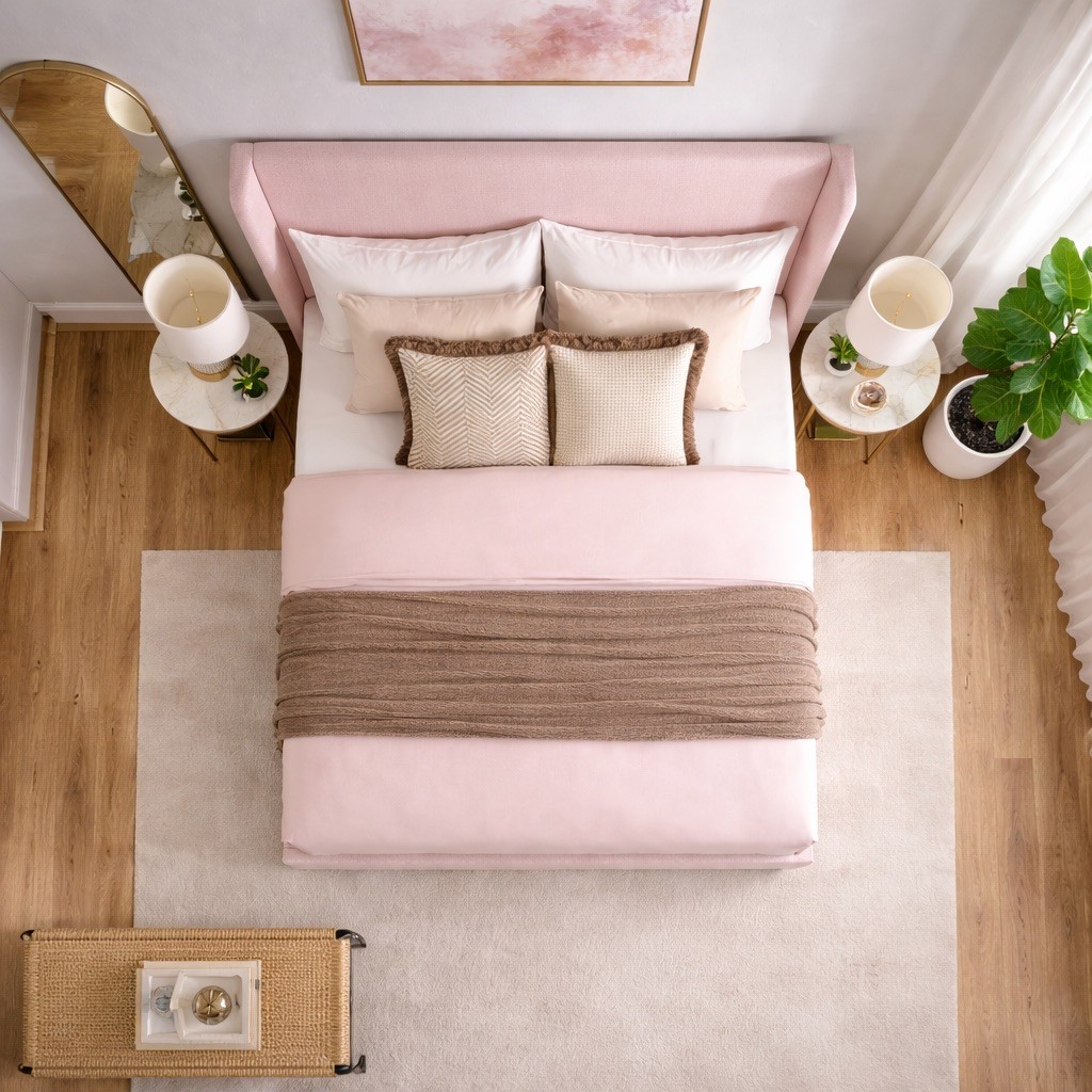 Alice Coast Bed with Optional Ottoman Storage