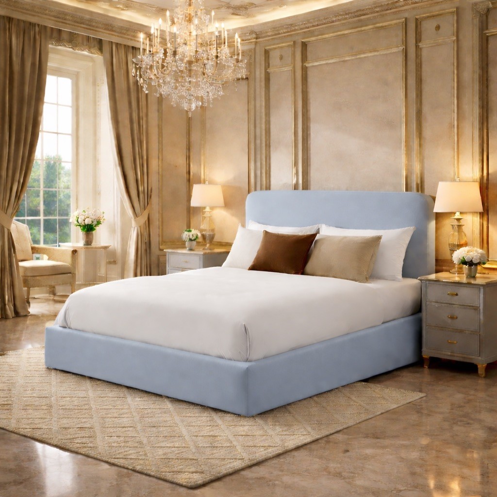 Serenity Frame Bed with Optional Ottoman Storage