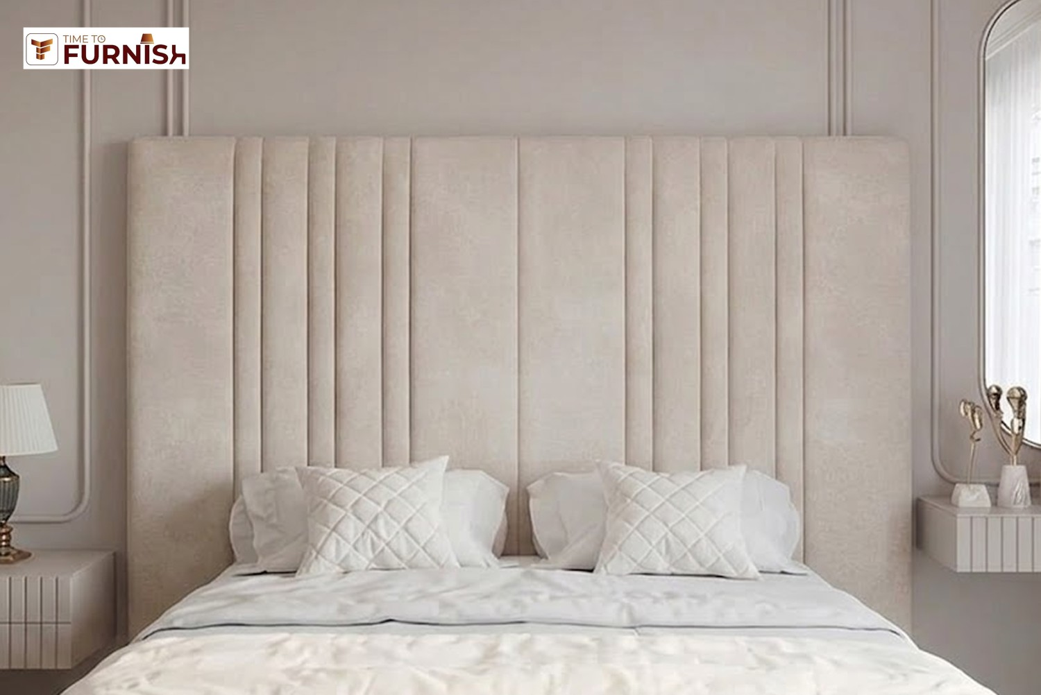 Noor Luxe Bed with Optional Ottoman Storage  TTF284