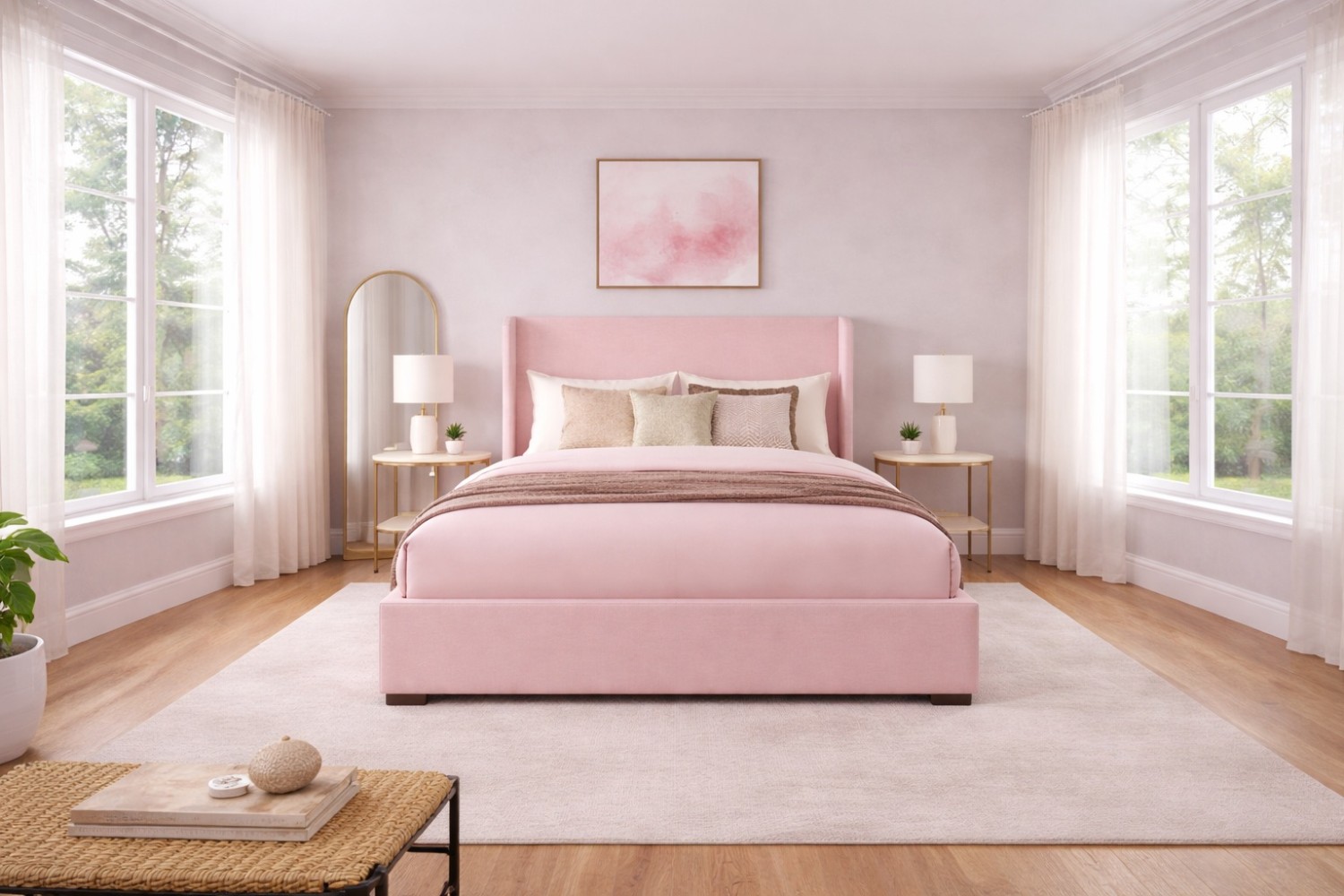 Alice Coast Bed with Optional Ottoman Storage