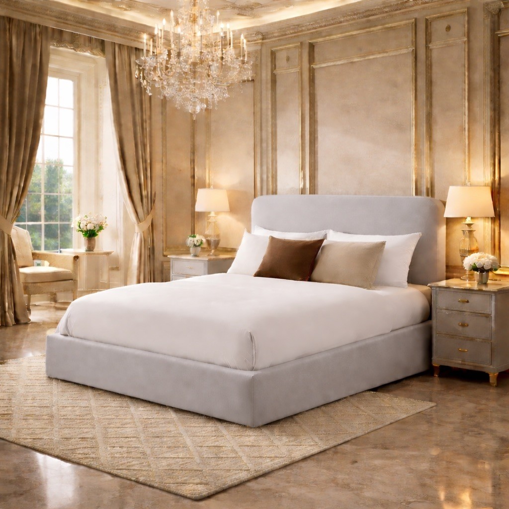 Serenity Frame Bed with Optional Ottoman Storage