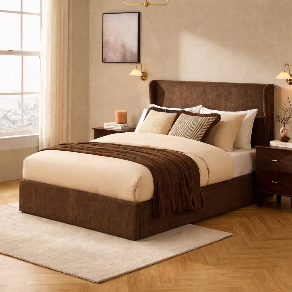 Alice Coast Bed with Optional Ottoman Storage