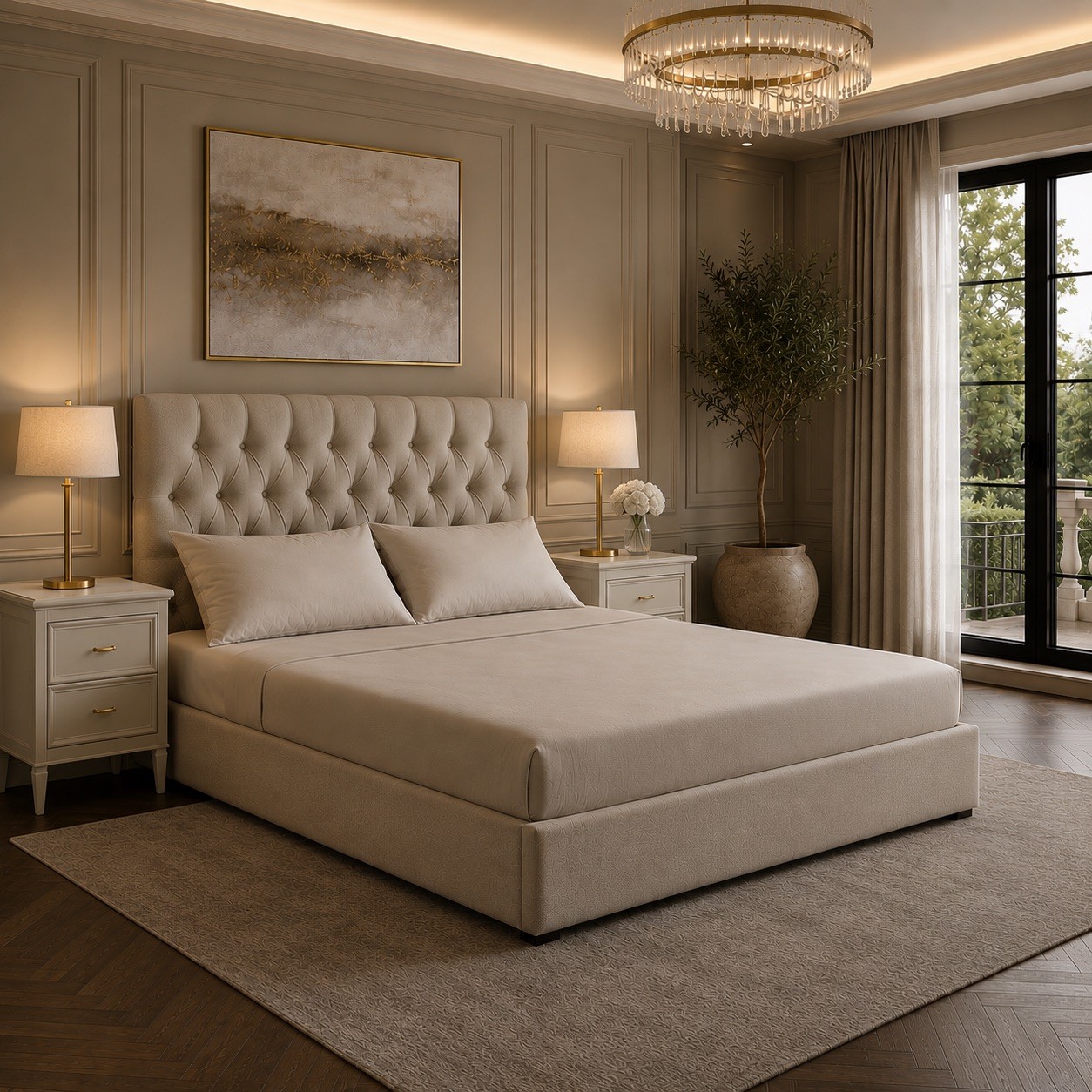 Anoop Derby Bed with Optional Ottoman Storage