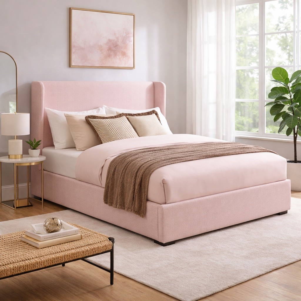 Alice Coast Bed with Optional Ottoman Storage