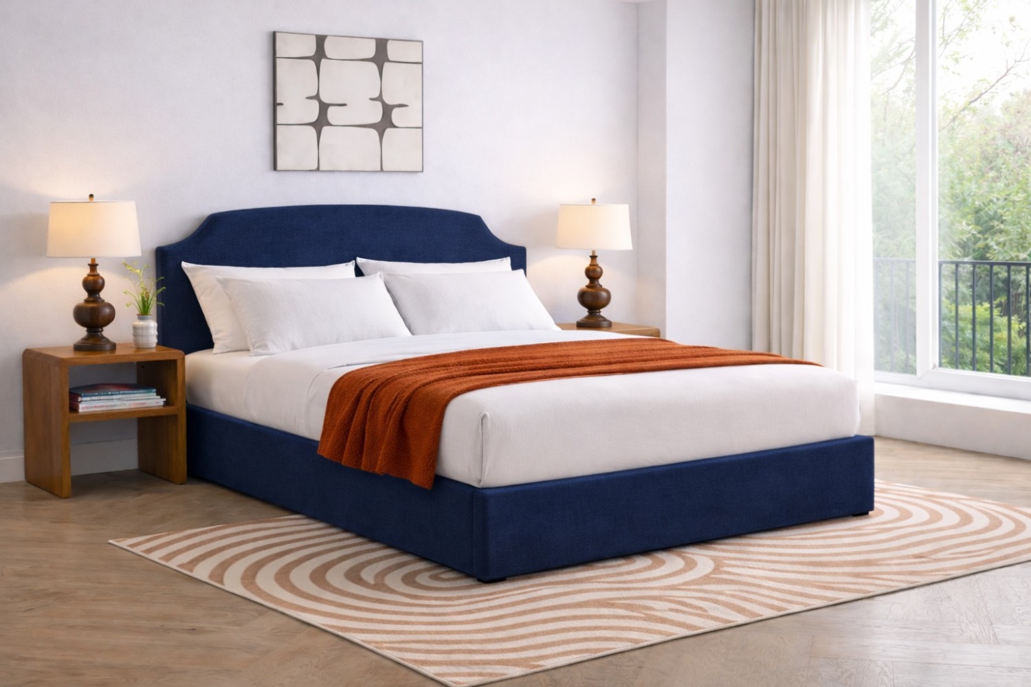 Harmony Base Bed with Optional Ottoman Storage