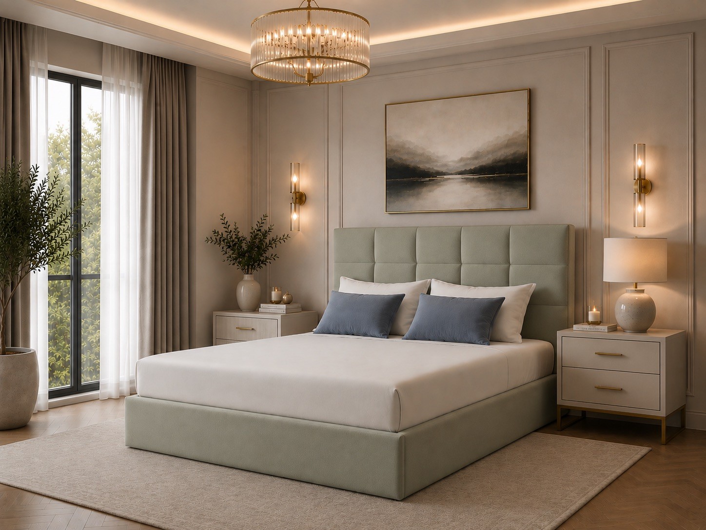 Canary Bed with Optional Ottoman Storage