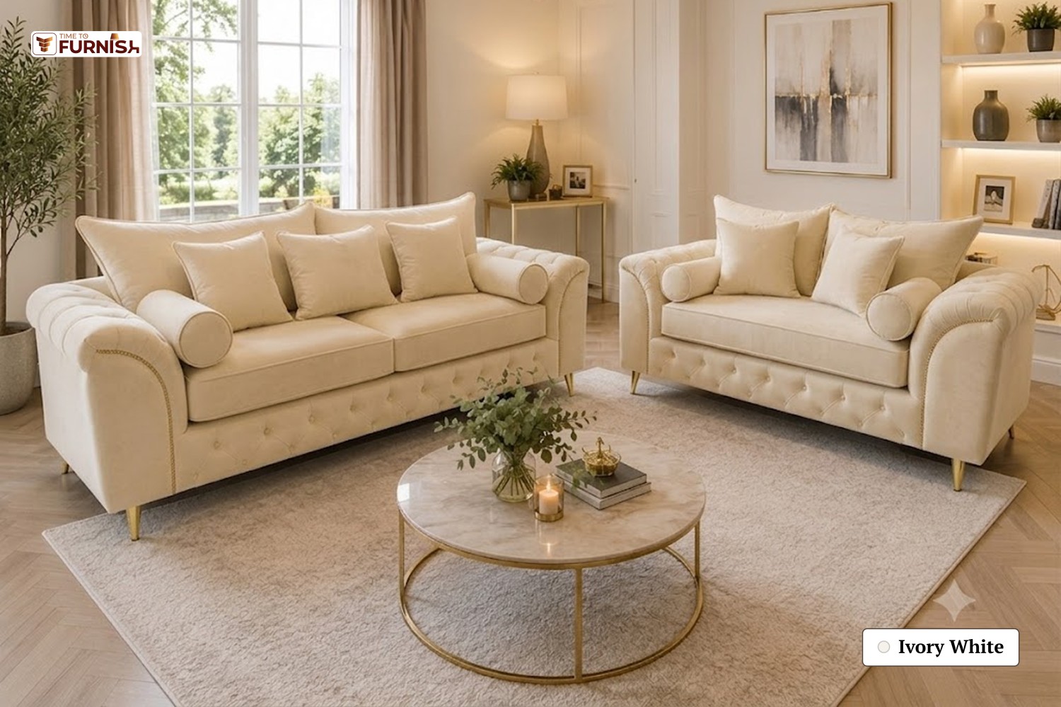 TTF-S-Sultana2628 Fabric Corner Sofa