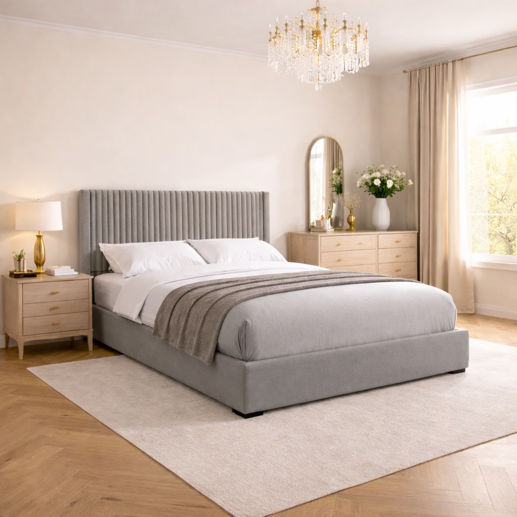 Cloud Nest Bed with Optional Ottoman Storage