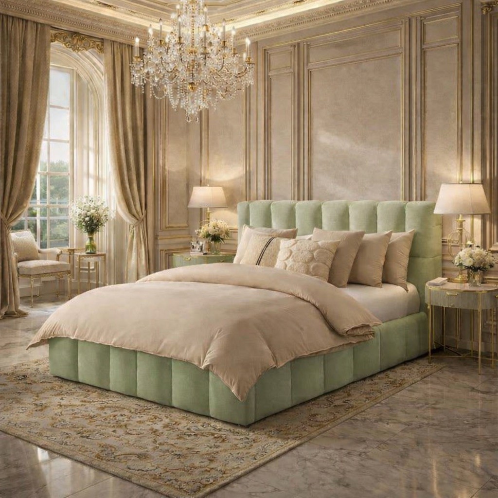 Nordic Sleep Bed with Optional Ottoman Storage